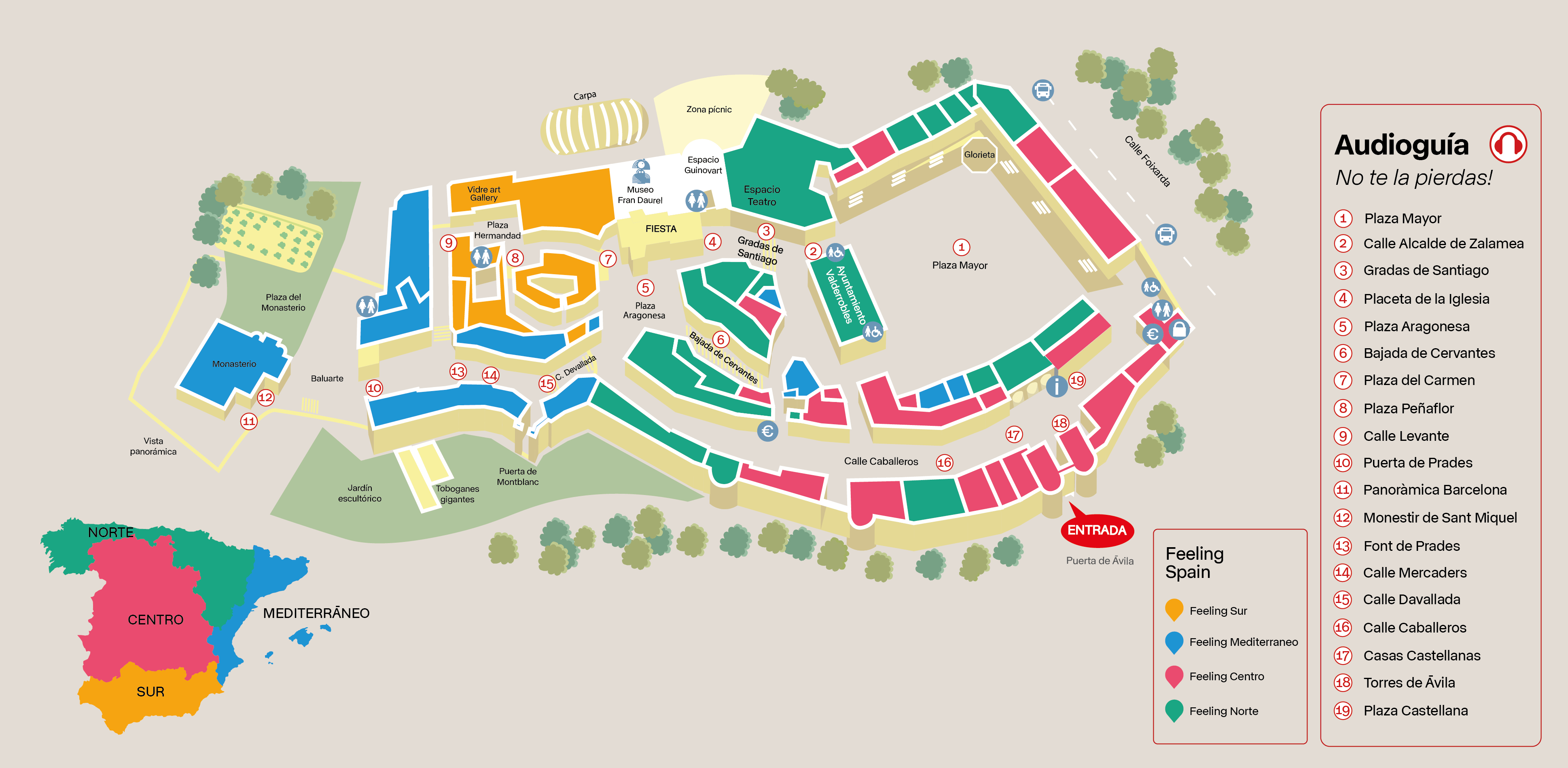 mapa poble espanyol