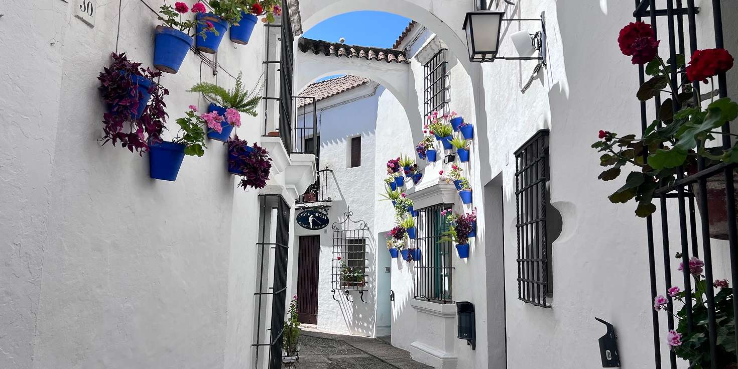 Barrio andaluz representado en el poble espanyol
